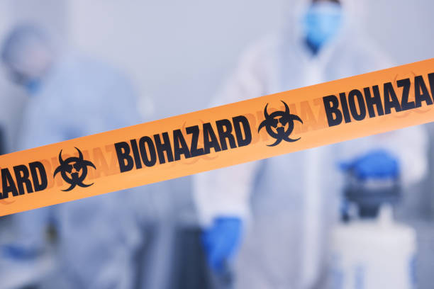 Professional Biohazard Cleanup technician working in Cottontown, TN